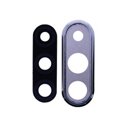 Camera Lens with Frame Huawei P30 Lite Silver Camera Lens with Frame Huawei P30 Lite Silver